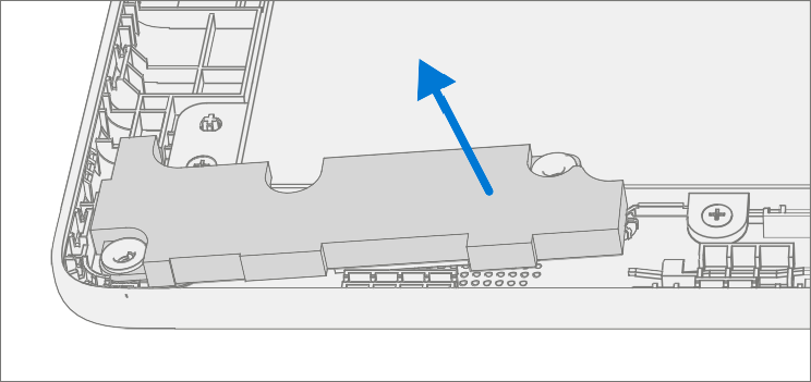 Screenshot that shows lifting the left speaker off its two D-Bucket posts.
