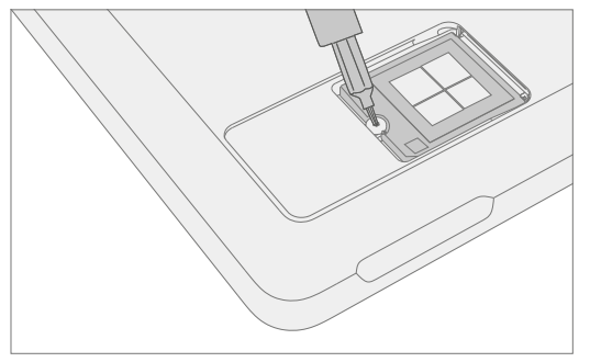 Screenshot that shows removing rSSD retention screw with 3IP Torx-plus driver