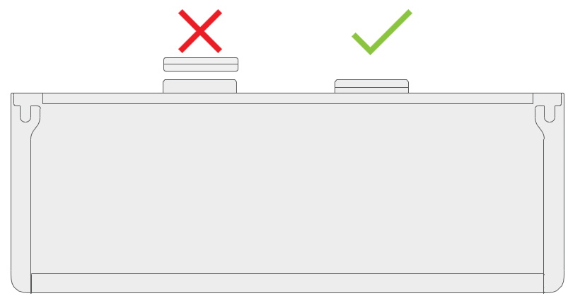 Screenshot that shows the removed kickstand foam tabs for inspection.