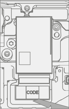 Screenshot that shows disconnecting the rear camera FPC using a plastic spudger.