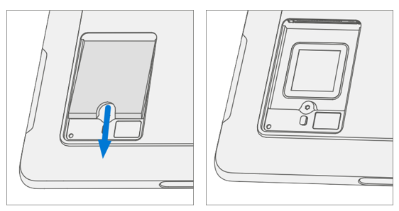 Screenshot that shows both rSSD modules lifted at a ~15-degree angle for removal.