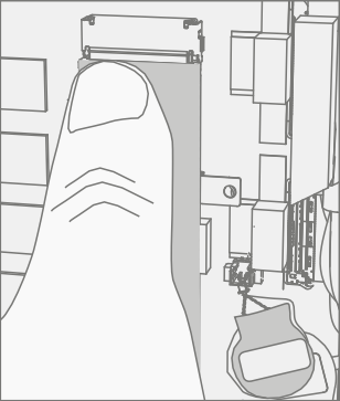 Screenshot that shows installing new thermal interface material on top of the rSSD.