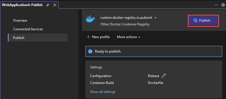 Screenshot showing the summary page.