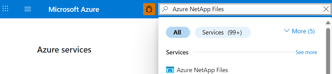 Seleccionar Azure NetApp Files
