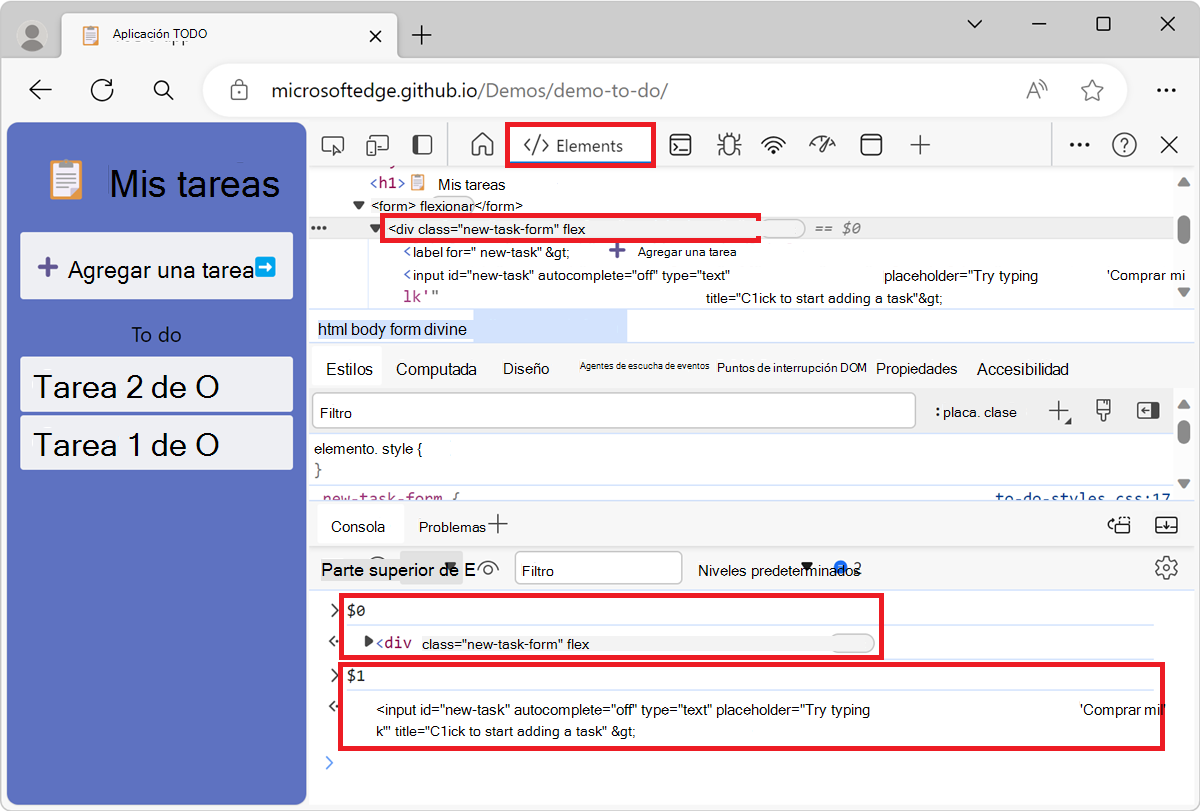 El resultado de evaluar los comandos $0 y $1