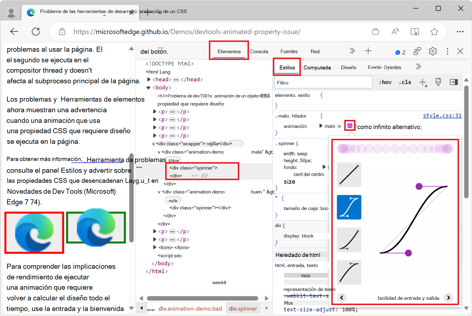 Editor de aceleración