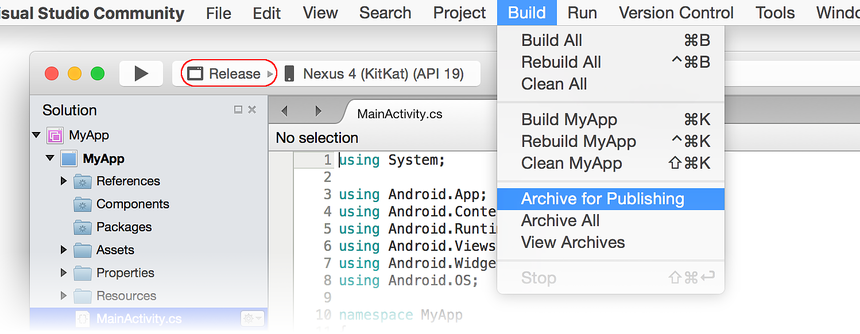Archivo para la publicación