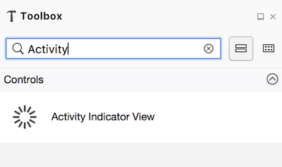 Un indicador de actividad Un indicador de actividad