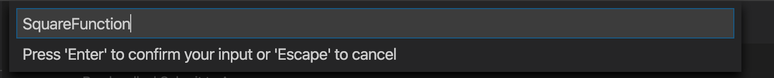 Wprowadź nazwę funkcji CSharp w programie VS Code