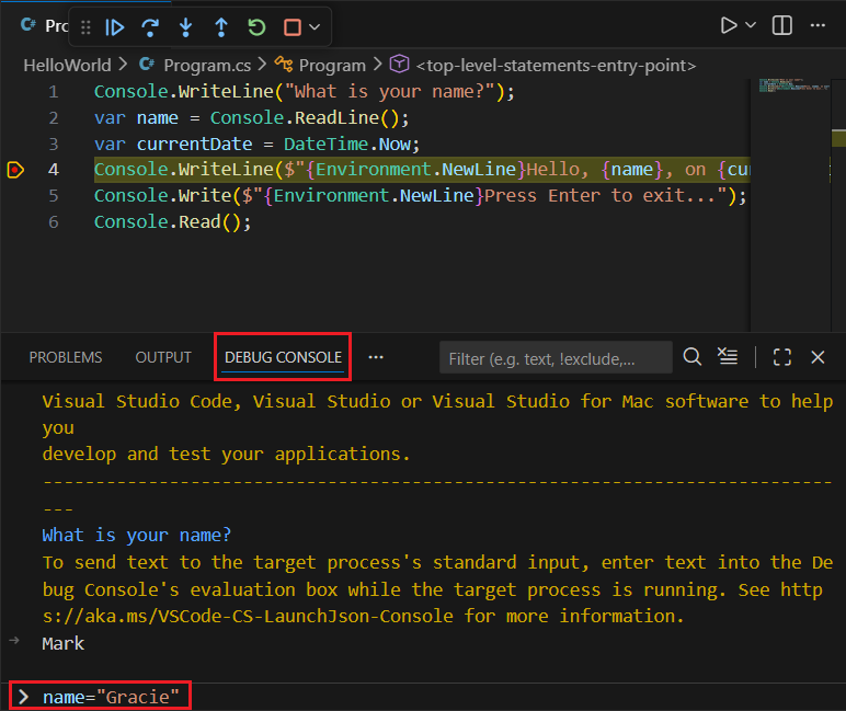 Zmień wartości zmiennych