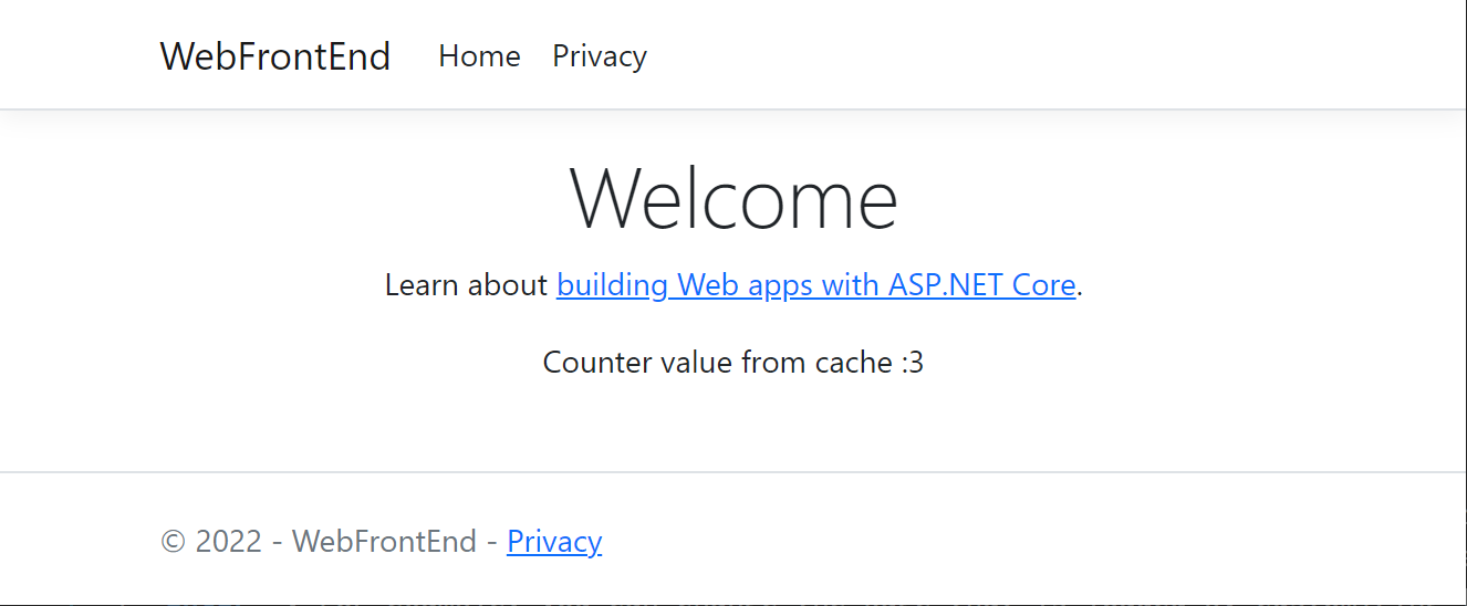 Zrzut ekranu przedstawiający uruchamianie aplikacji internetowej.