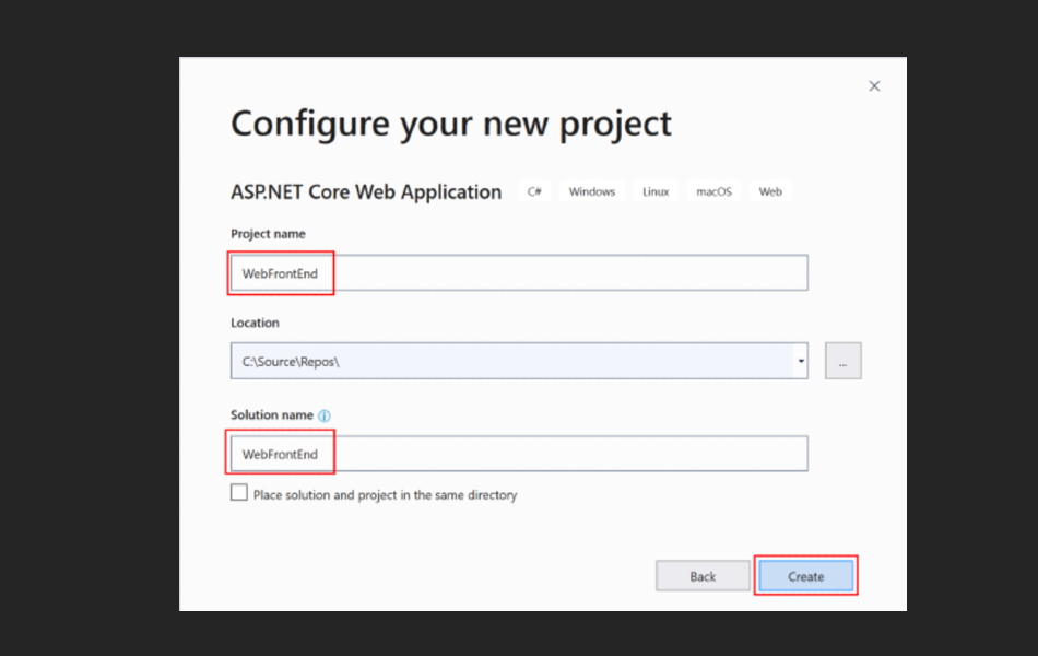 zrzut ekranu z programu VS samouczka