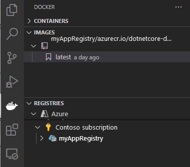 Captura de tela que mostra a imagem construída com tag.