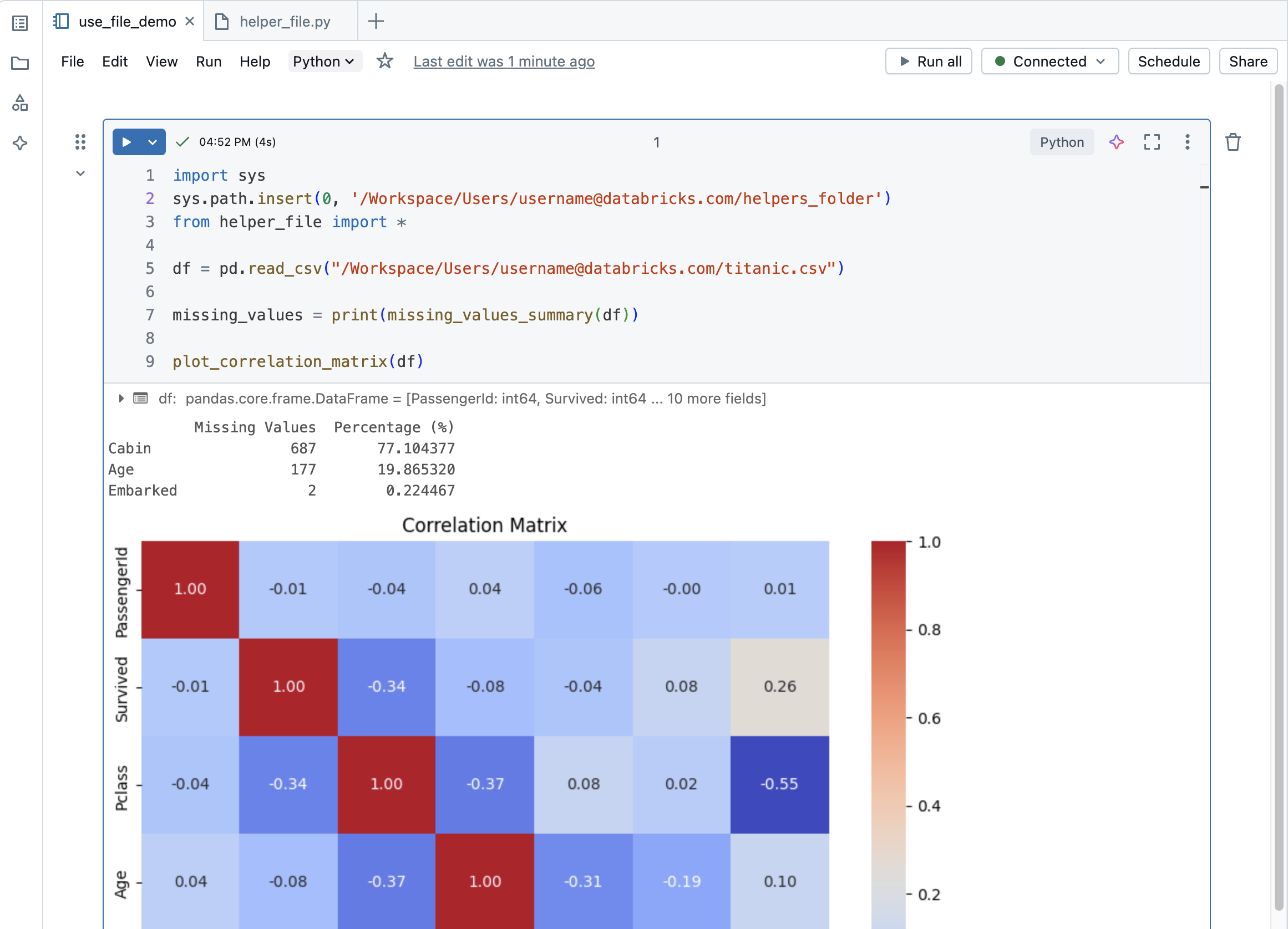 Importar arquivo de outra pasta para um notebook.