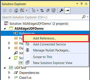 Adicionar uma referência a um projeto em C# no Visual Studio