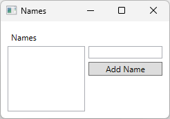 Aplicativo de exemplo concluído para o tutorial de WPF