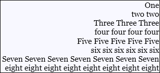 Captura de tela: Valor TextAlign da captura de