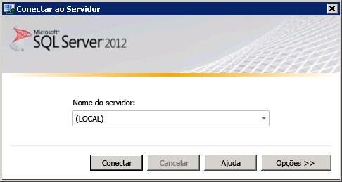 Caixa de diálogo Conectar ao Servidor