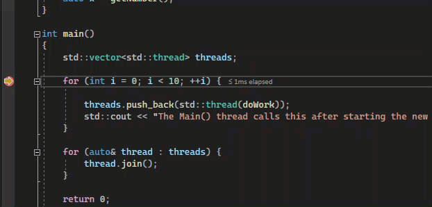 Animação que mostra como mover o ponteiro.