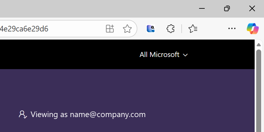 Captura de tela que mostra como entrar para relatar um problema.