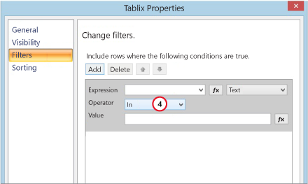 Поле «Оператор»
