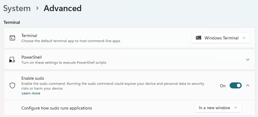 Включение Sudo