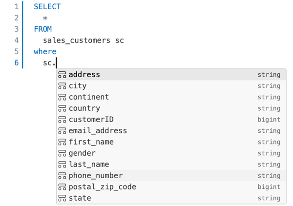 Komplettera alias automatiskt