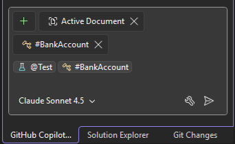 Skärmbild av kommandot för att generera tester.