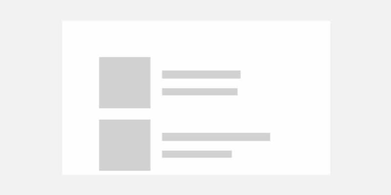 En animering som visar rullningslistens transformering från den smala panoreringsindikatorn till den traditionella tummen när markören flyttas över den.