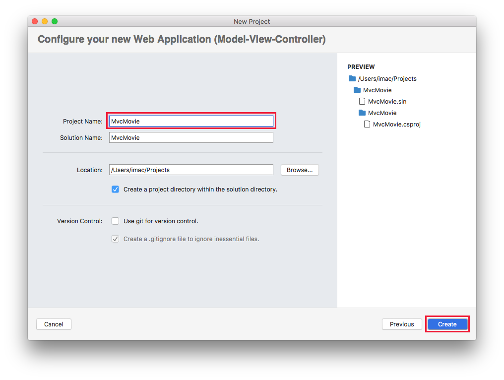macOS 将项目命名