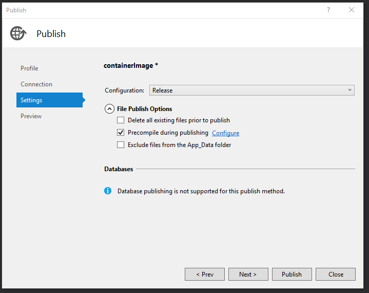发布设置 发布设置