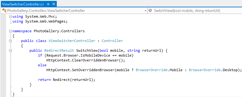 ViewSwitcher 控制器 ViewSwitcher 控制器