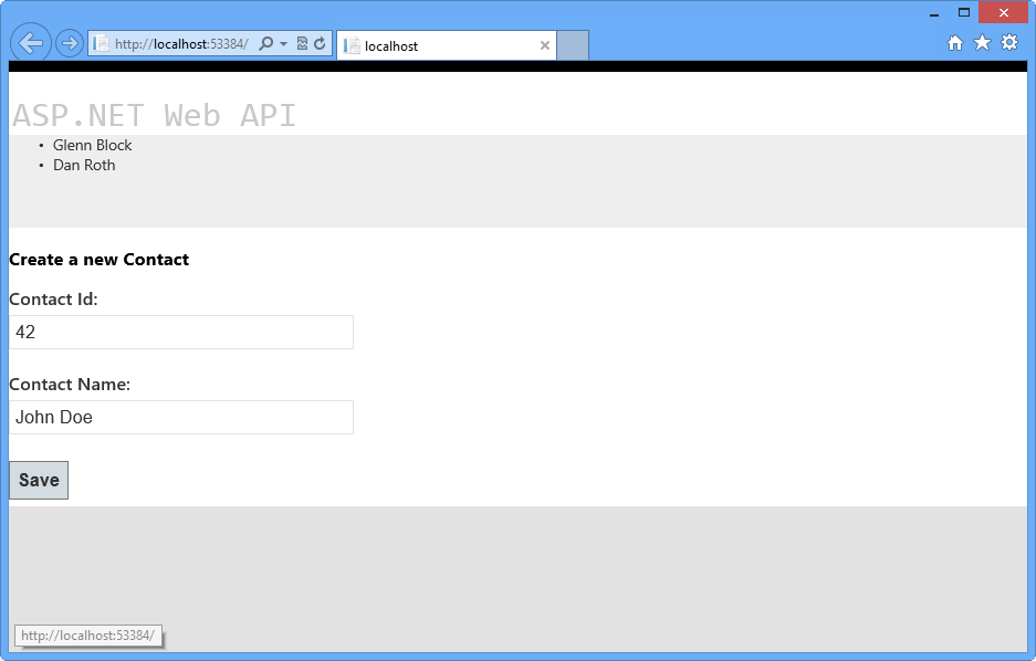 在浏览器中加载的客户端 HTML 文档 在浏览器中加载的客户端 HTML 文档