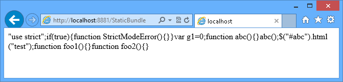 静态 JavaScript 文件捆绑包 静态 JavaScript 文件捆绑包