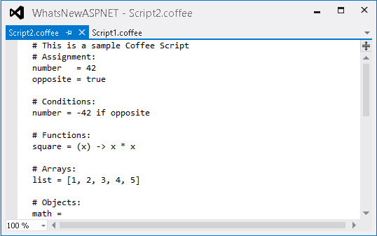 CoffeeScript 文件 CoffeeScript 文件