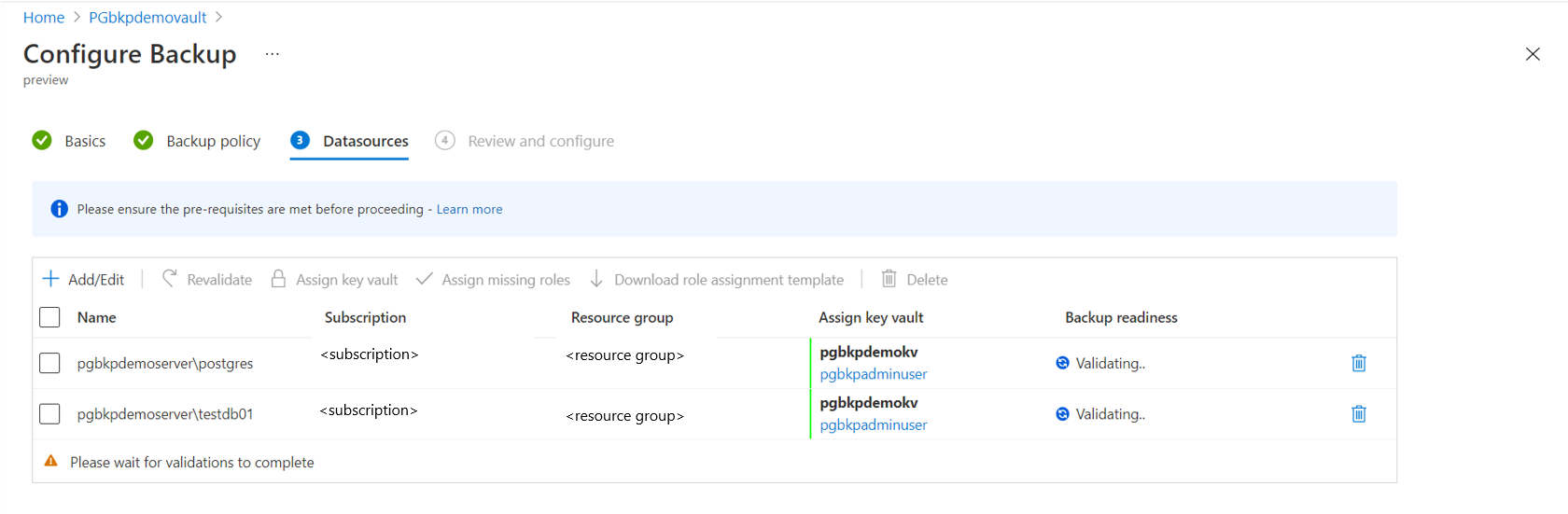 显示正在进行的机密验证的屏幕截图。