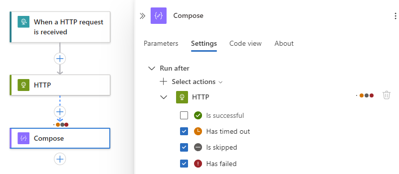 屏幕截图显示了当前操作,并选择了多个运行后的状态。