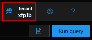 租户名称的屏幕截图。