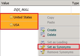 设置为同义词菜单