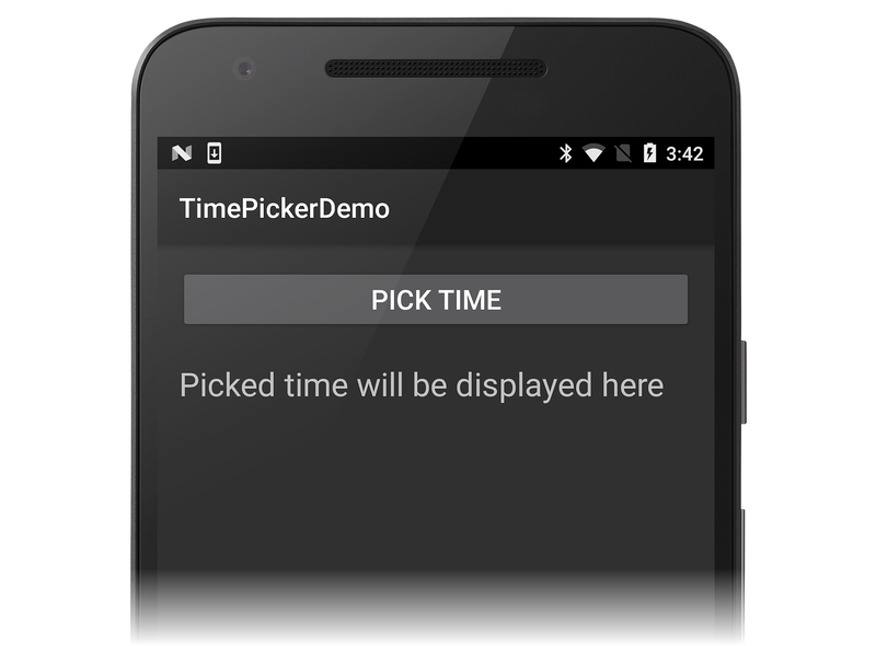 初始示例应用屏幕