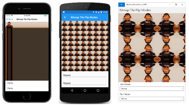 位图图块翻转模式